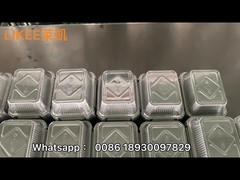 80톤 완전 자동 알루미늄 엽 컨테이너 만드는 기계 4 구멍