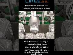 맞춤형 디자인 및 내구성 알루미늄 엽 컨테이너 생산 라인 LK-T63