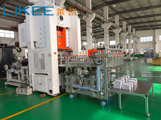 품질  Fully Automatic Aluminum Foil Container Making Machine Stronger H Frame 공장