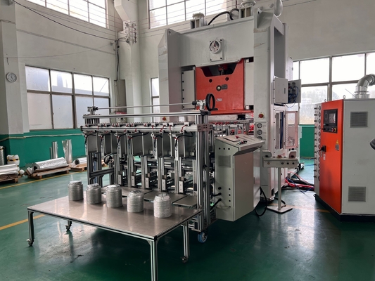 주문 5개의 차선 PLC 통제 기계를 만드는 자동적인 알루미늄 호일 콘테이너 online manufacture