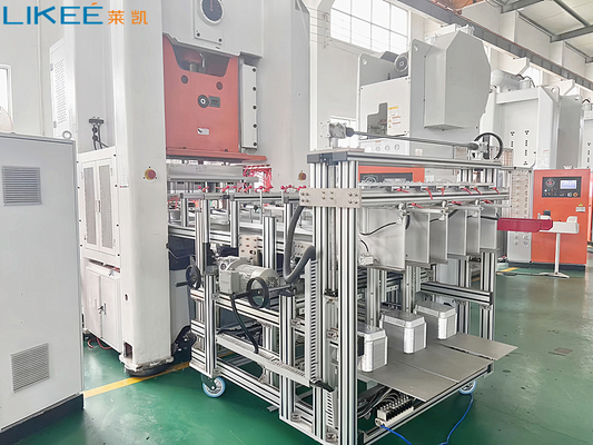 주문 800KN 4개의 칼럼의 강한 알루미늄 엽 식품 컵 제조 기계 online manufacture