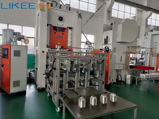 주문 사용자 지정 디자인 80 톤 미쓰비시 PLC 알루미늄 엽 트레이 제조 기계 online manufacture