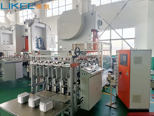 주문 LK-T63 식품 컨테이너 알루미늄 엽 펀칭 트레이 제조 기계 베이킹 요리 online manufacture