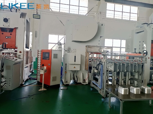주문 완전 자동 63톤 SIMENSE 모터 알루미늄 엽판 제조 기계 online manufacture