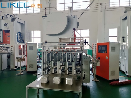 주문 ISO 9001 인증 제마니 시멘스 모터 알루미늄 포일 컨테이너 생산 라인 online manufacture
