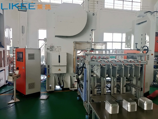 주문 효율성 3 구멍 알루미늄 엽 식품 용기 제조자 시멘스 모터 19.8KW 전력 소비 online manufacture