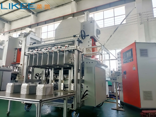 주문 LK-T63 식품 컨테이너 알루미늄 엽 펀칭 분당 50 스트로크 트레이 만드는 기계 online manufacture