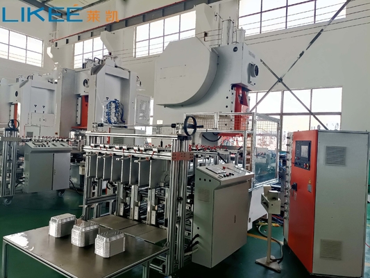 주문 LK-T63 식품 등급 컨테이너 알루미늄 엽 펀칭 가져가기 트레이 제조 기계 online manufacture