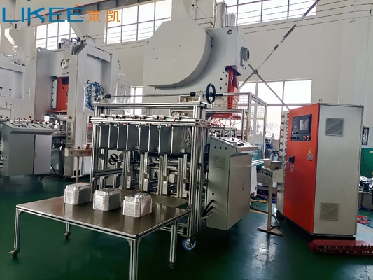 주문 63톤 미쓰비시 PLC 자동 알루미늄 냄비 만드는 기계 35-68 스트로크/분 online manufacture