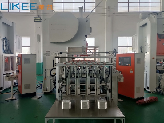 주문 높은 생산성 3 WAYS 완전 자동 알루미늄 엽 컨테이너 만드는 기계 online manufacture