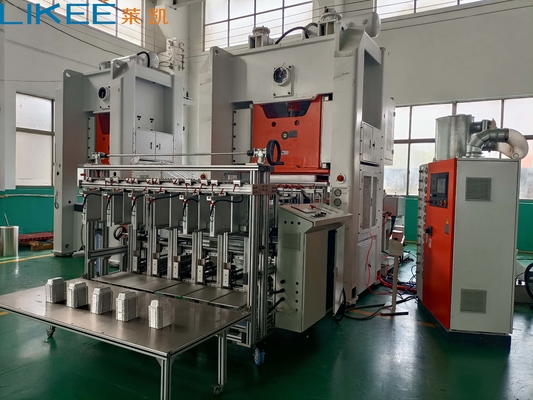 주문 효율성 시멘스 모터 미쓰비시 PLC 제어 알루미늄 엽 컨테이너 제조 기계 online manufacture