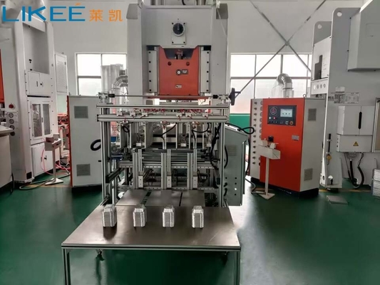 주문 시멘스 모터로 장착된 80톤의 은 알루미늄 포일 컨테이너 제조 기계 online manufacture