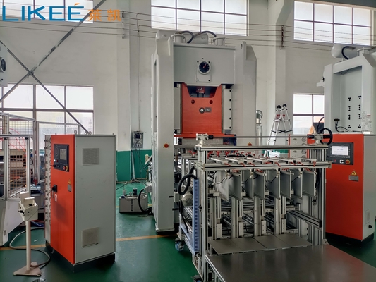 주문 1-5 구멍 용량 전기 알루미늄 엽 컨테이너 제조 기계 380V 50HZ 3 단계 online manufacture
