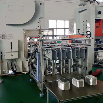 주문 LK-T63 식품 용기 알루미늄 호일 펀칭기 고속 트레이 제조 라인 online manufacture