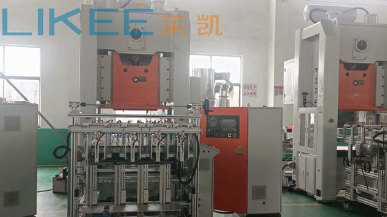 주문 미쓰비시 Plc 프로그램 80 톤 알루미늄 엽 압축 컨테이너 제조 기계 online manufacture