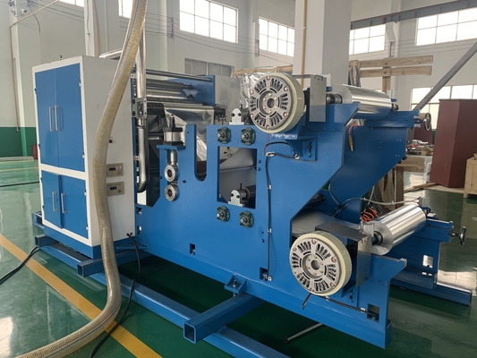 주문 식품 포장 V 모양 겹쳐진 27kw 효율 자동 알루미늄 팝 아웃 포일 접기 기계 online manufacture