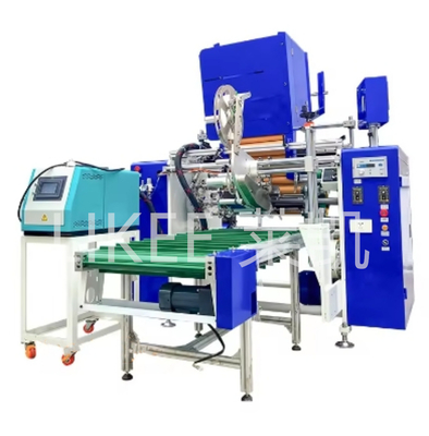 주문 305m/min 회전 길이 시멘스 PLC 알루미늄 엽 롤 회전 기계 online manufacture