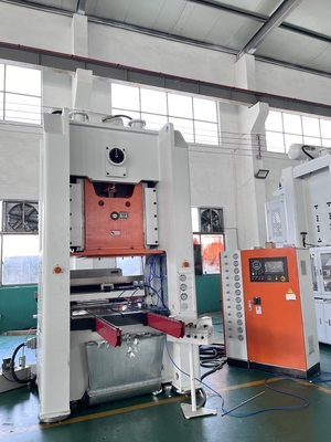 주문 LK-T80 Food Container Aluminum Foil Punching Automatic Mitsubishi PLC Making Machine online manufacture