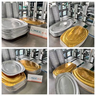 주문 LK-T80 Food Container Punching Machine Automatic Food-Safe Fish Pan Forming Machine online manufacture