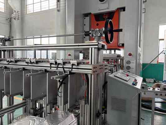 주문 0.25mm 항공기 외식 알루미늄 일회용 컨테이너 제조 기계 online manufacture