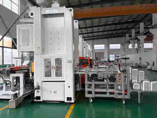 주문 LK-T80 주름 벽 750ml 알루미늄 호일 식품 용기 색상 퇴색 방지 제조 기계 online manufacture