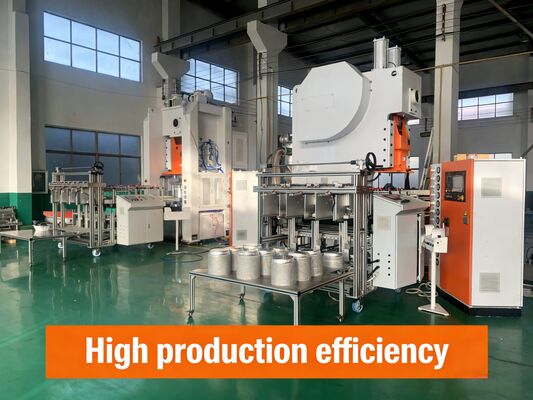 주문 디지털 터치스크린 제어, 자동 계수 시스템 및 3구 금형이 장착된 LK-T63 알루미늄 호일 용기 기계 온라인 제조