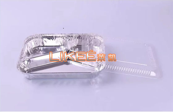 주문 은색 1800 밀리람베르트 알루미늄 포일 식료품 용기 다중 칸막이 online manufacture