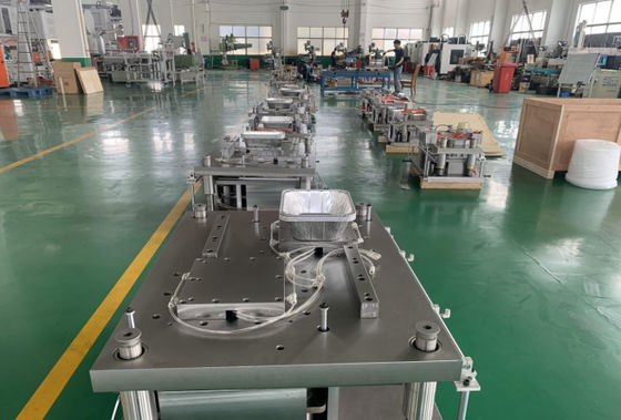 주문 4 공동 알루미늄 호일 용기 곰팡이 높은 생산성을 단단하게 하세요 online manufacture