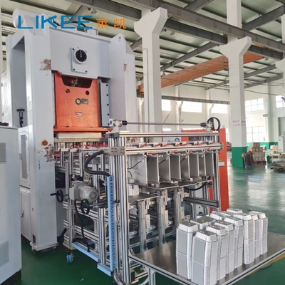 고속 미쓰비시 PLC 제어 알루미늄 엽판 제조 기계 LK-T80