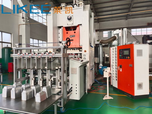 미쓰비시 PLC 제어 알루미늄 엽 컨테이너 제조 기계 26KW