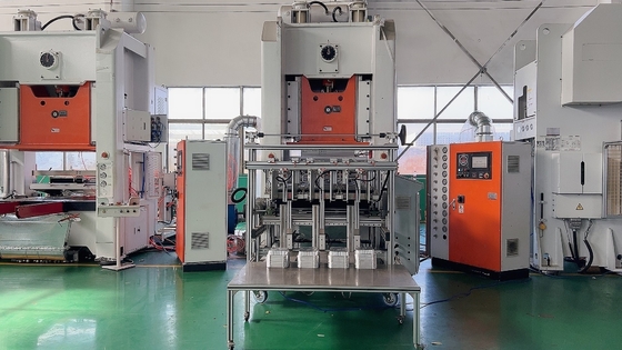 3Phase 800KN 음식 급료 패킹 콘테이너 상자 알루미늄 호일 콘테이너 생산 라인