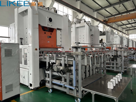 130Ton 알루미늄 호일 용기 성형기 29KW 알루미늄 호일 성형기