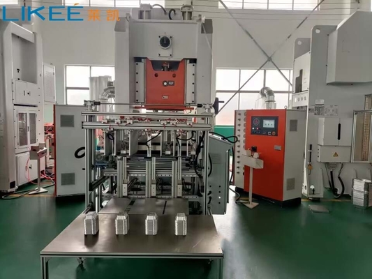 미쓰비시 PLC 50 ~ 70 스트로크 / 분 전기 알루미늄 엽 트레이 제조 기계