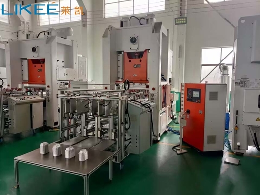 높은 생산성 14500KG 미쓰비시 PLC 제어로 알루미늄 엽 컨테이너 생산 라인