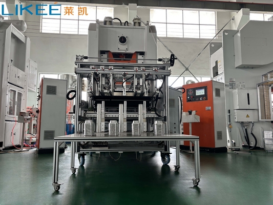 고성능 12000pcs/hour 알루미늄 엽 트레이 만드는 기계와 80mm 램 조정