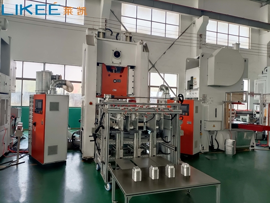 1-5 구멍 용량 전기 알루미늄 엽 컨테이너 제조 기계 380V 50HZ 3 단계