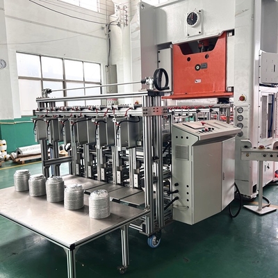 12000 pcs/hour 출력 PLC 제어 시스템과 생산과 함께 알루미늄 엽지 팝 아웃 기계