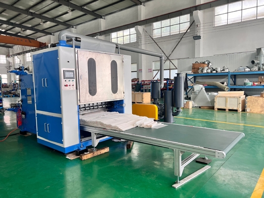 완전 자동 HDPE 플라스틱 찢기 팝업 시트 접기 기계 작동하기 쉽습니다